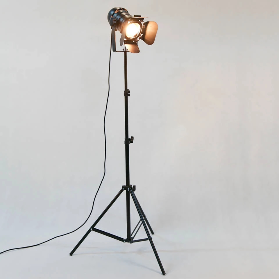 Floor Lamp Arched - Bar Industri Studio Kreatif Tripod Retro