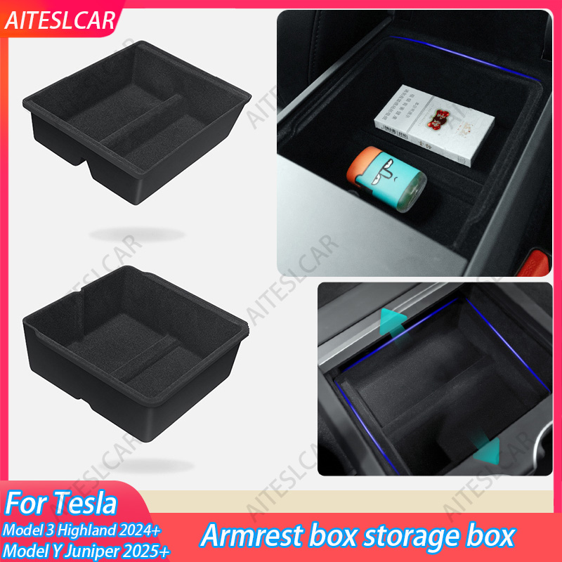 Drawer Organizer Tray - Kotak Penyimpanan Kontrol Pusat untuk Tesla