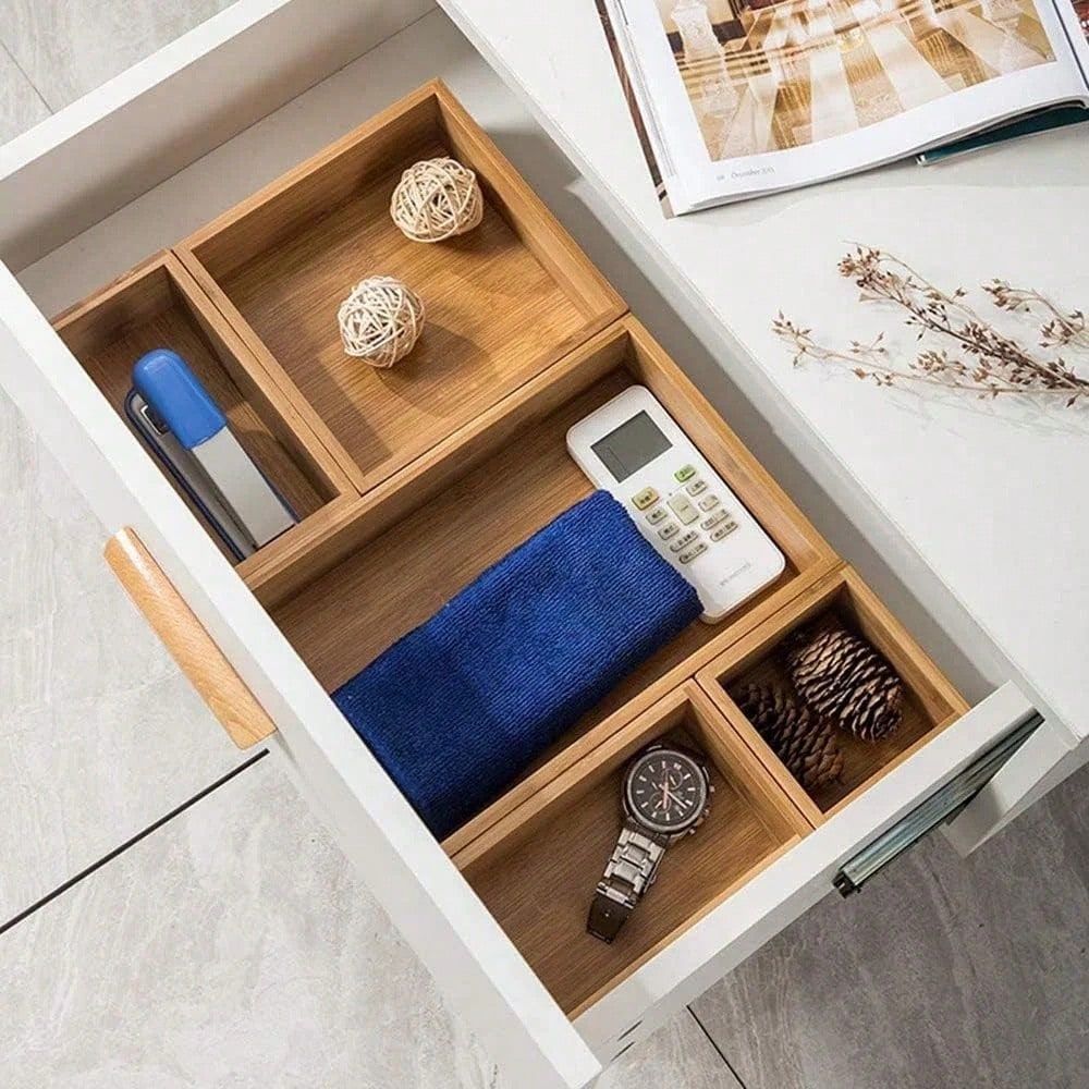 Drawer Organizer Tray - Organizer Laci Dengan 2 Sekat Laci