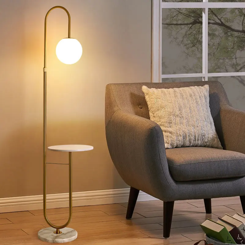 Floor Lamp Arched - Lampu lantai LED Modern LED, lampu