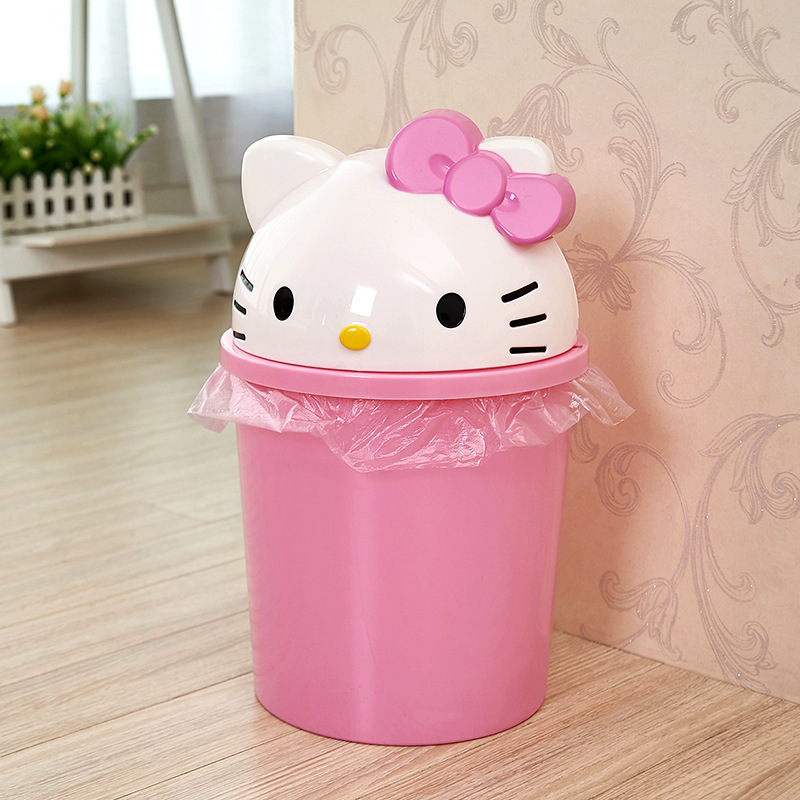 Office Furniture Installation - Tempat Sampah Meja Kecil Hello Kitty