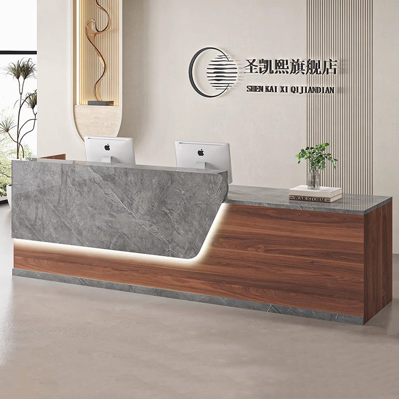 Office Furniture Logo - Meja Resepsionis Rumah Kecantikan Mewah Meja
