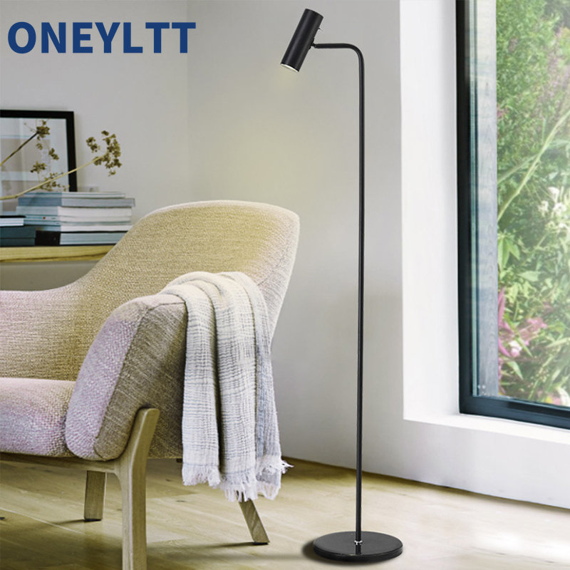 Floor Lamp Arched - Lampu LED Modern dapat diredupkan, lampu