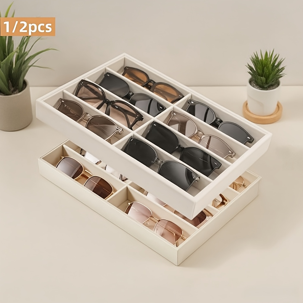 Drawer Organizer Tray - Baki Penyimpanan Serbaguna Berbahan Beludru Abu-abu
