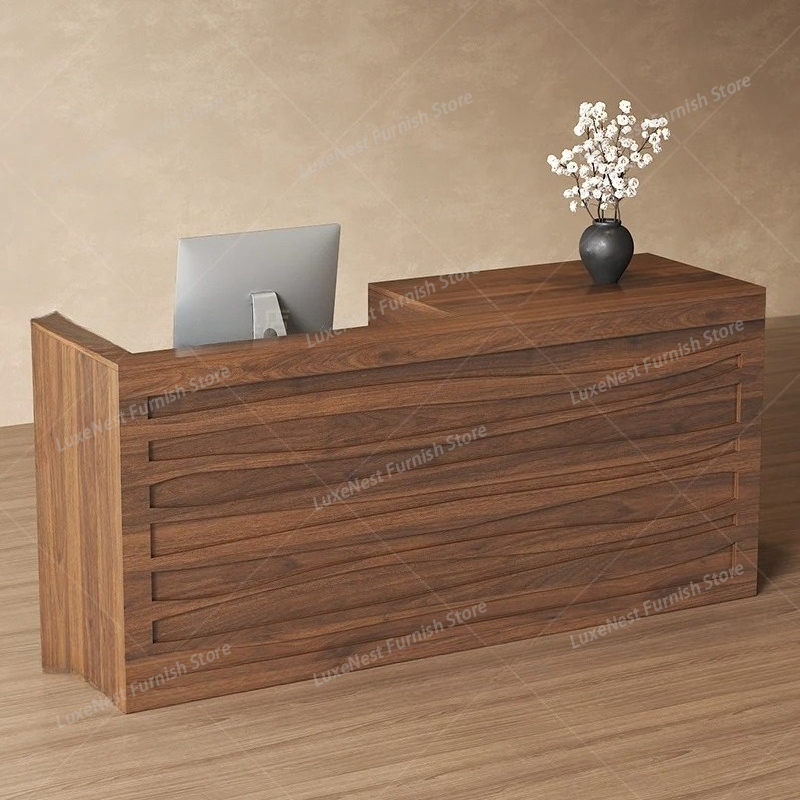 Office Furniture Logo - Logo Meja Resepsionis Kantor Cantik Mewah