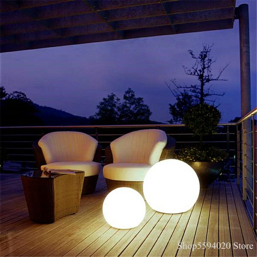 Floor Lamp Arched - LED Modern Lampu Bola Lantai Dekorasi