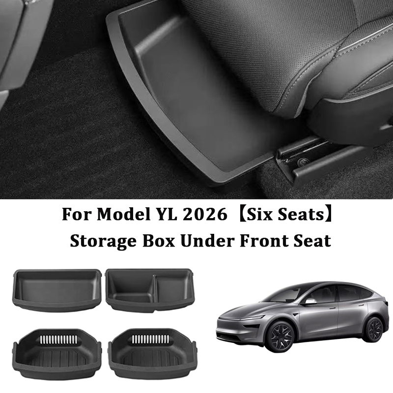 Drawer Organizer Tray - Kotak Penyimpanan Bawah Kursi Untuk Tesla