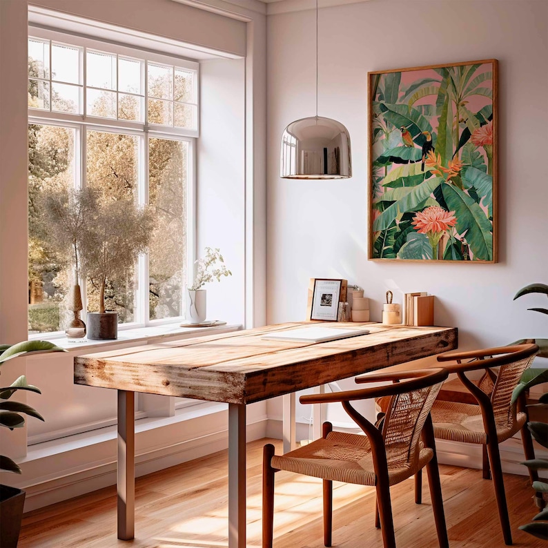 1 Buah Poster Kanvas Tropis Re - Office Furniture Loft ulasan dan harga