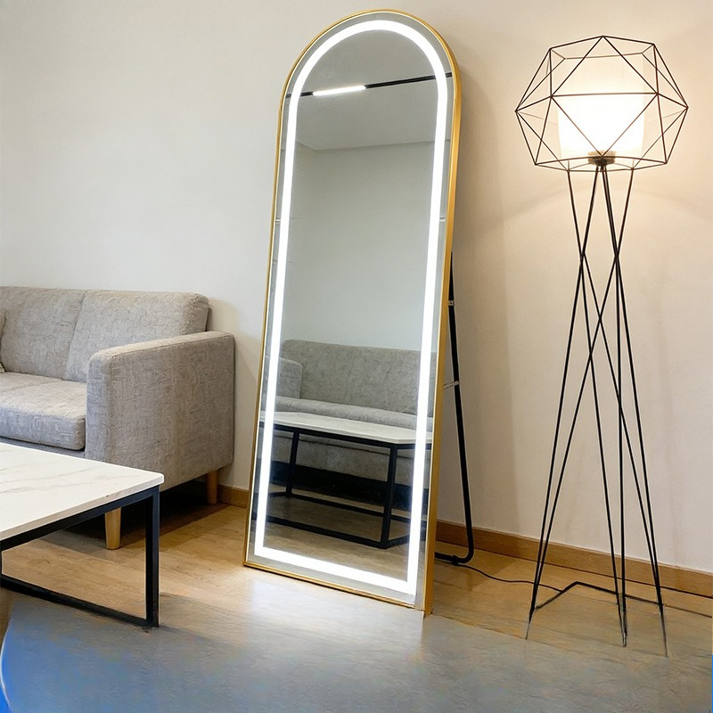 Cermin lantai lengkung Prancis - Floor Lamp Arched ulasan dan harga