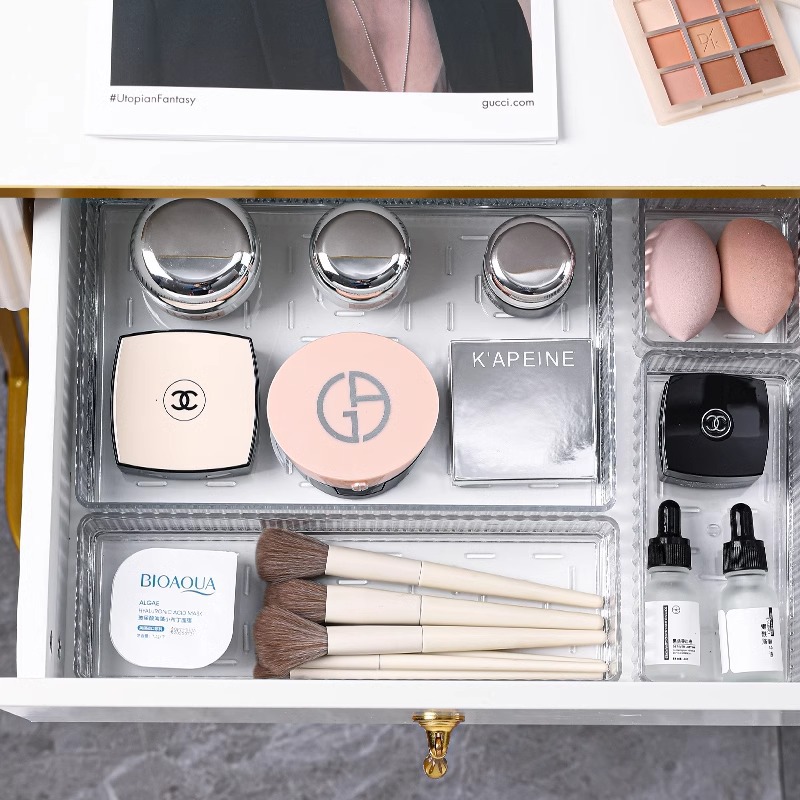 Organizer Laci Transparan Dapa - Drawer Organizer Tray ulasan dan harga