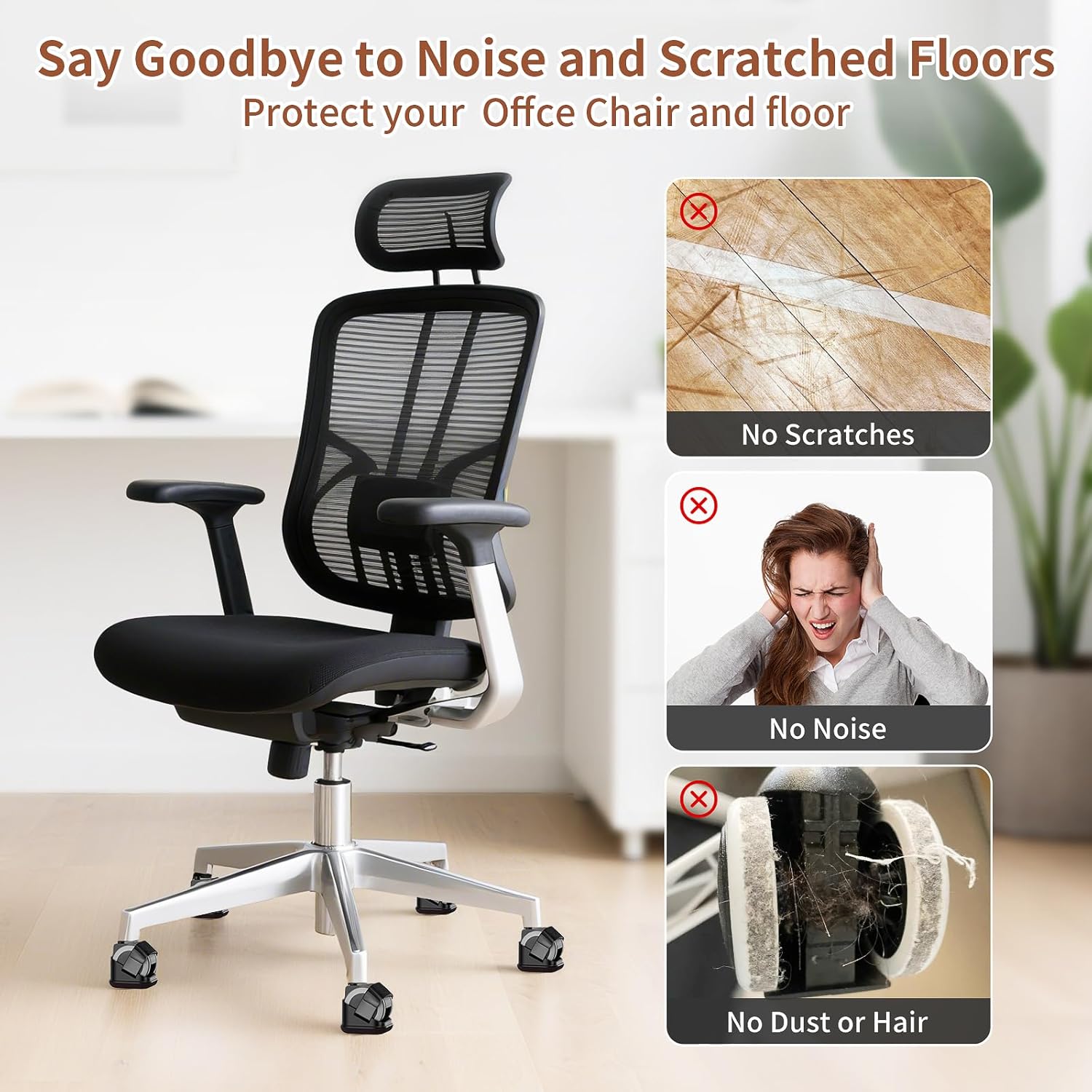 5 Buah Pelindung Kaki Kursi Ka - Office Furniture Loft ulasan dan harga
