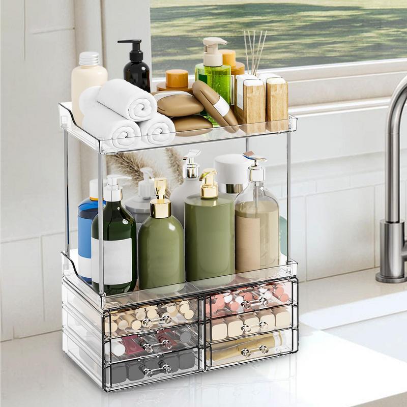 Penata rias wajah, meja penyim - Drawer Organizer Tray ulasan dan harga