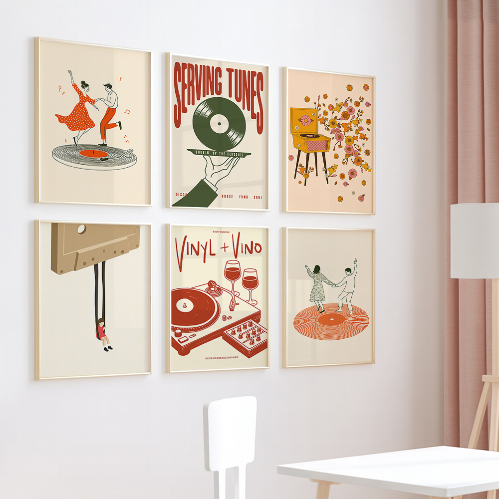 1 Buah Poster Kanvas Musik Ant - Office Furniture Loft ulasan dan harga