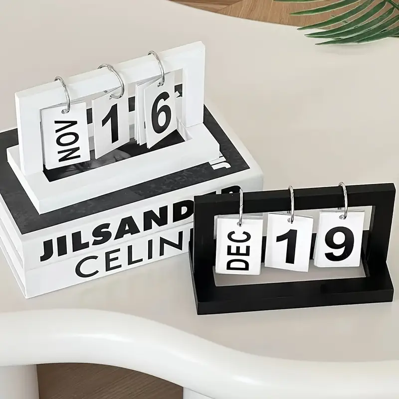 Ornamen Kalender Plastik Dekor - Office Furniture Loft ulasan dan harga