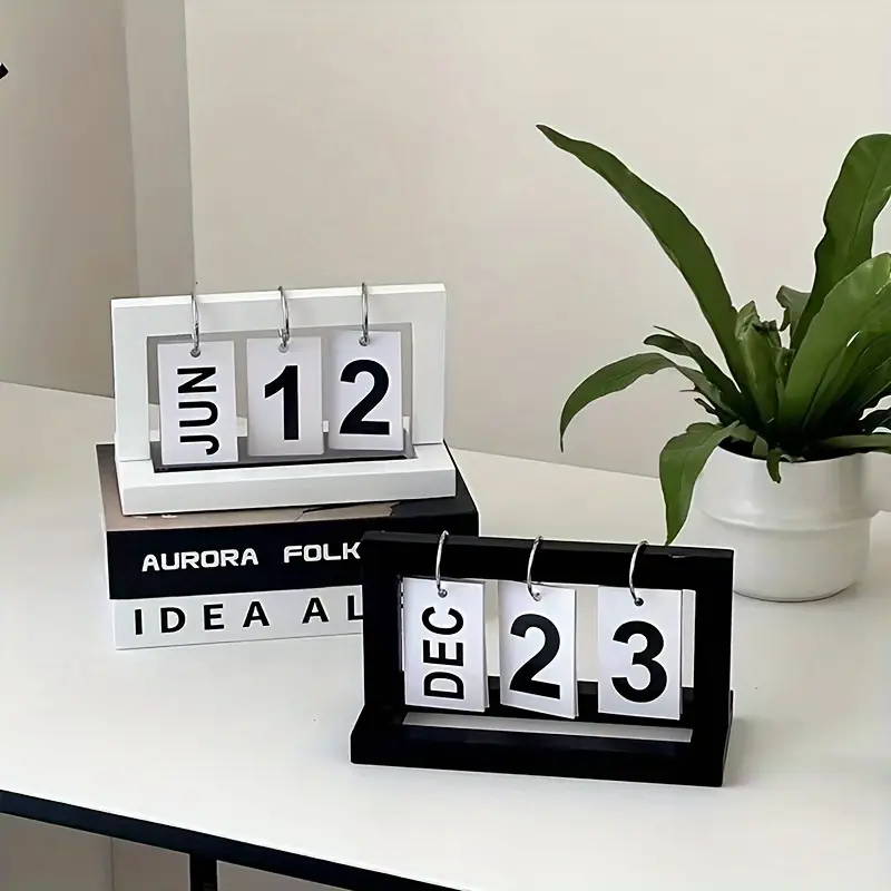 Ornamen Kalender Plastik Dekor - Office Furniture Loft ulasan dan harga