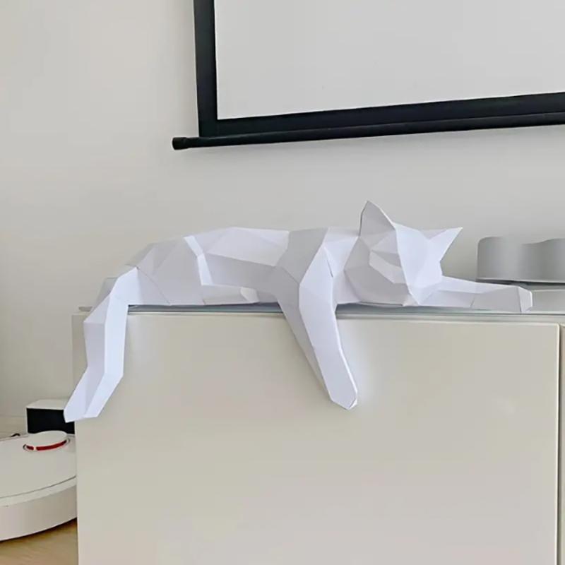 Patung Kucing Hitam Putih - Fi - Office Furniture Installation ulasan dan harga