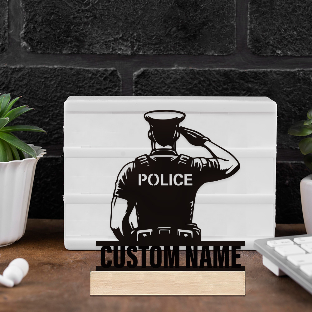 Lencana Polisi Logam Personal, - Office Furniture Table ulasan dan harga