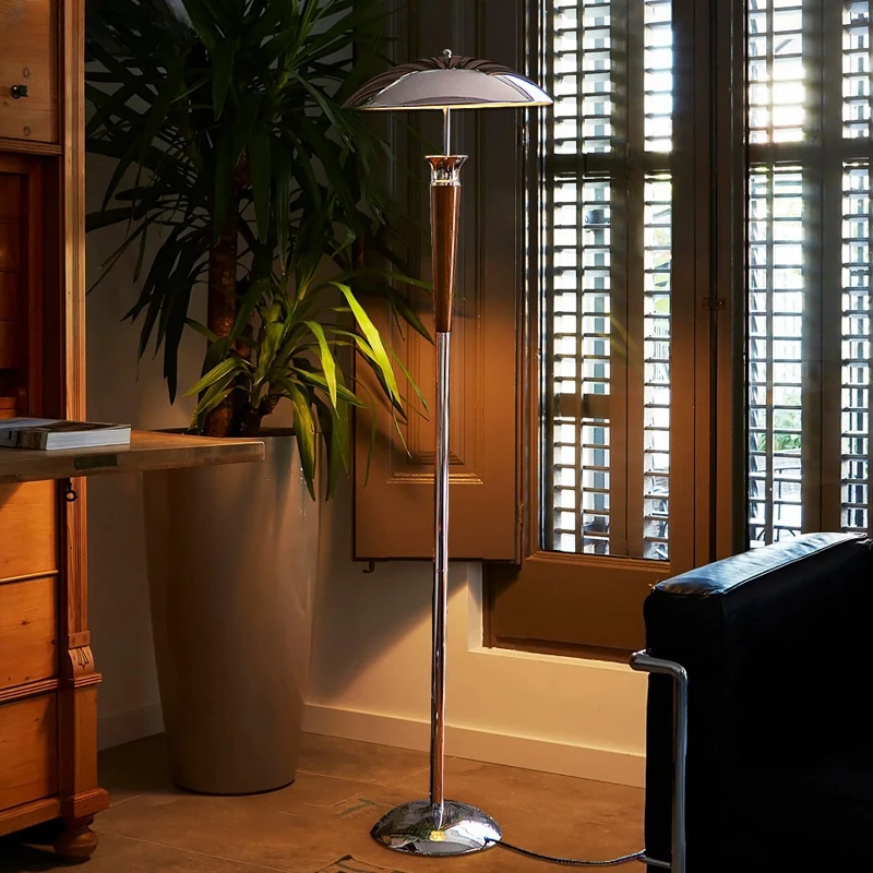 Lampu Lantai LED Antik Kayu So - Floor Lamp Arched ulasan dan harga