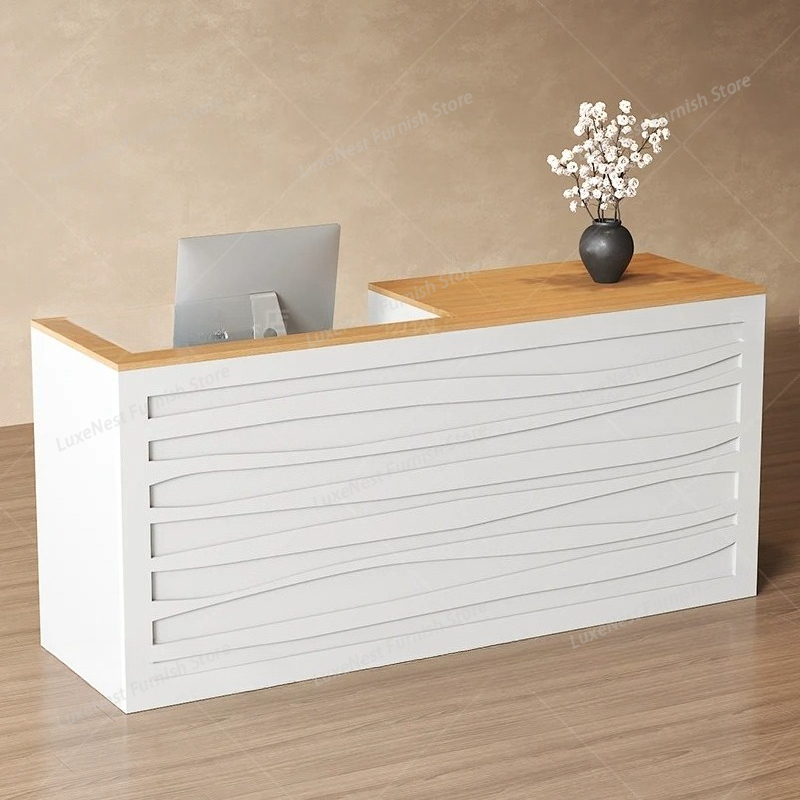 Logo Meja Resepsionis Kantor C - Office Furniture Logo ulasan dan harga