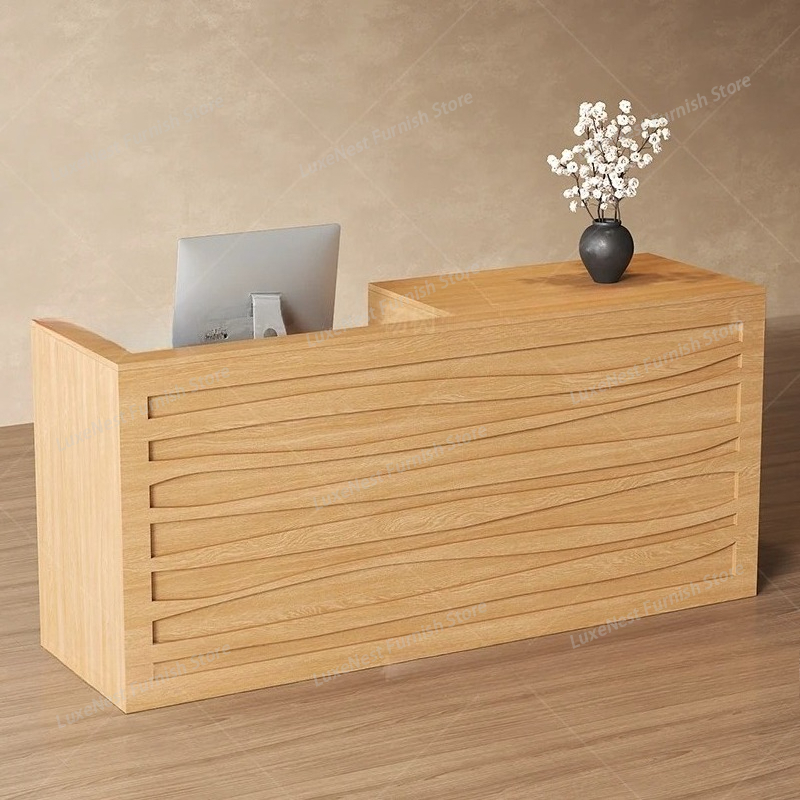 Logo Meja Resepsionis Kantor C - Office Furniture Logo ulasan dan harga