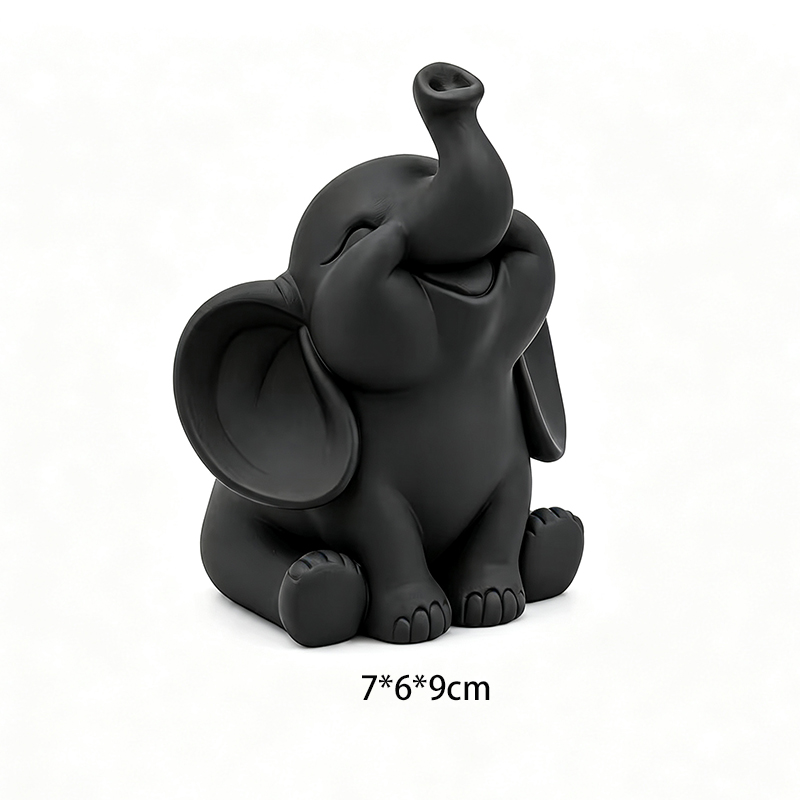 Figurine Gajah Bayi Tersenyum  - Office Furniture Installation ulasan dan harga
