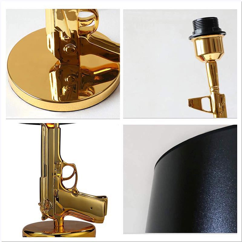 Lampu meja Pistol lapis emas,  - Floor Lamp Arched ulasan dan harga