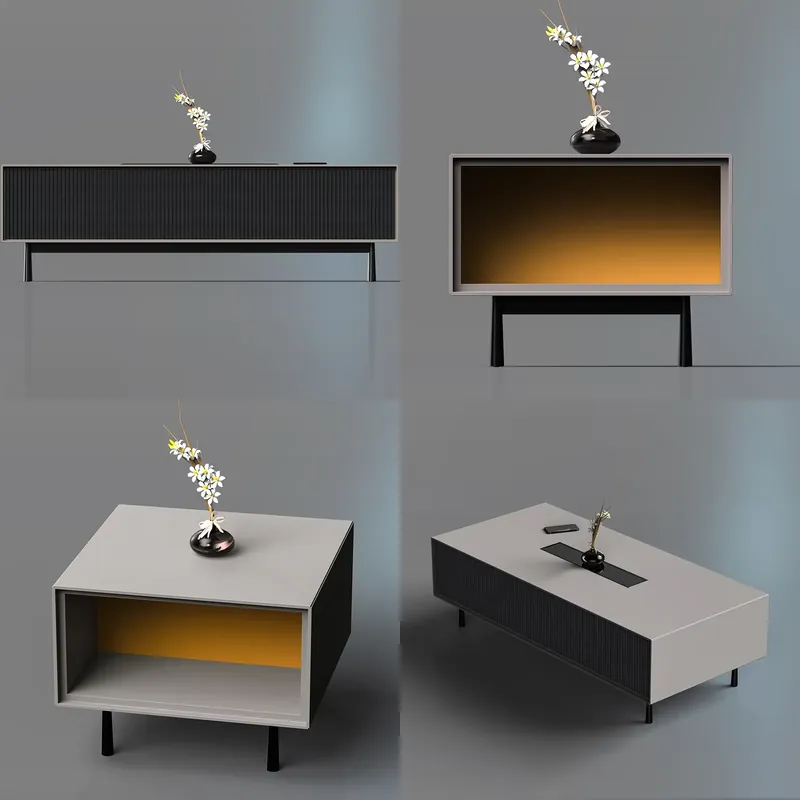 Meja Kopi Kantor Seri Xiaoyan  - Office Furniture Logo ulasan dan harga