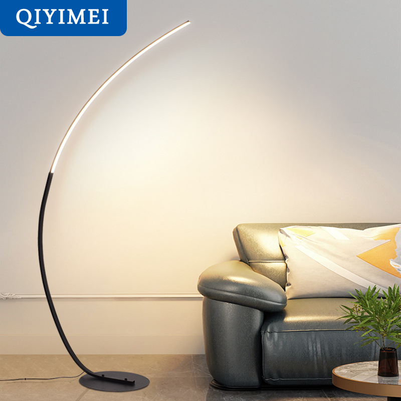 Nordic lampu sudut LED lampu l - Floor Lamp Arched ulasan dan harga