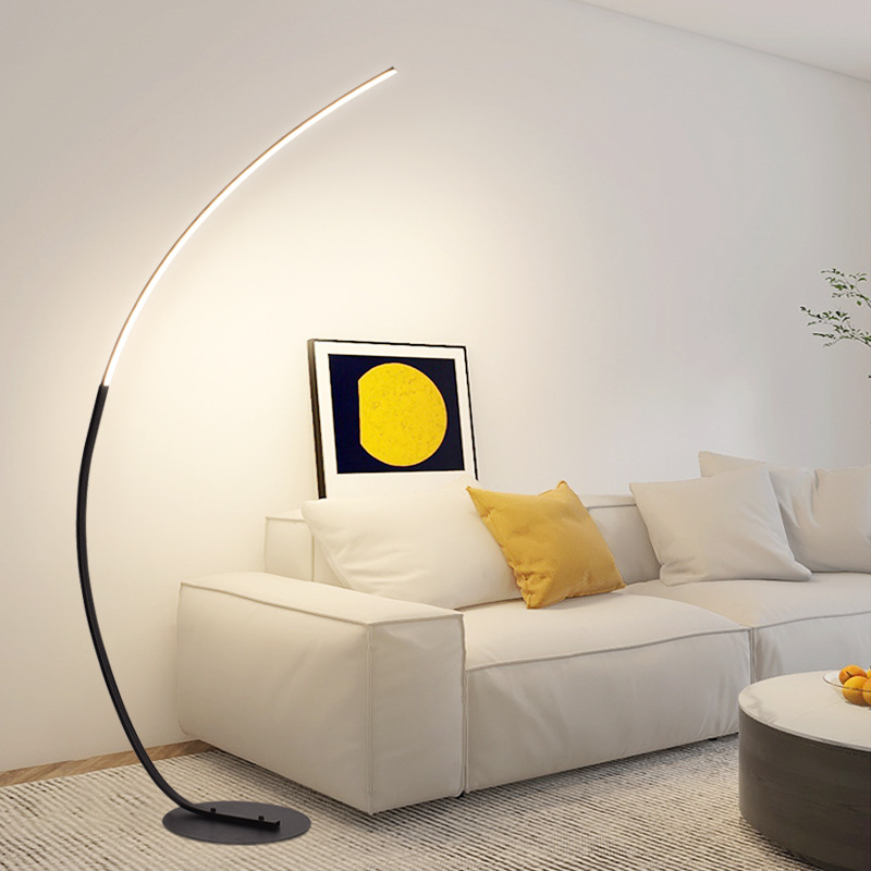 Nordic lampu sudut LED lampu l - Floor Lamp Arched ulasan dan harga
