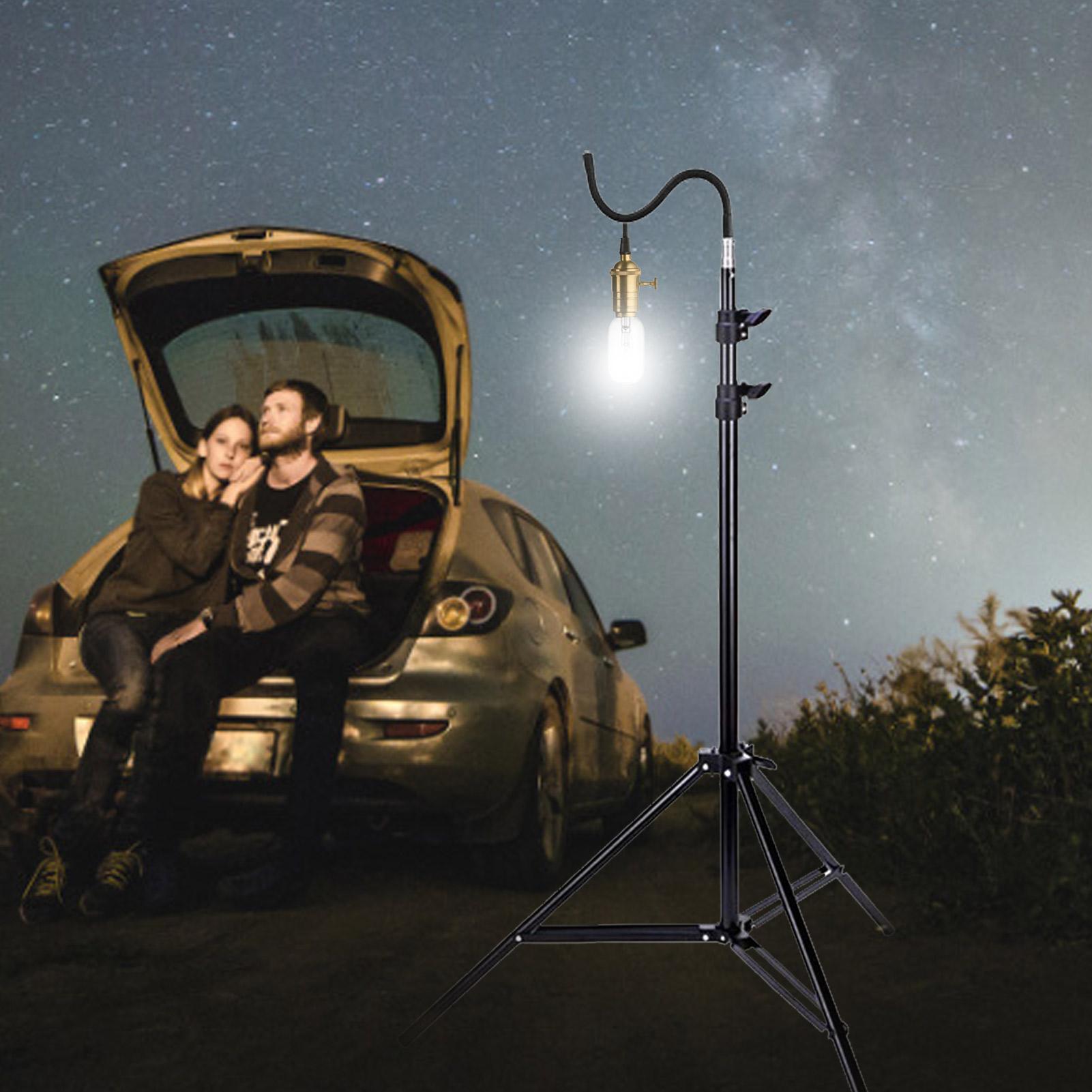 2m Stand Lampu Camping Lipat T - Floor Lamp Arched ulasan dan harga
