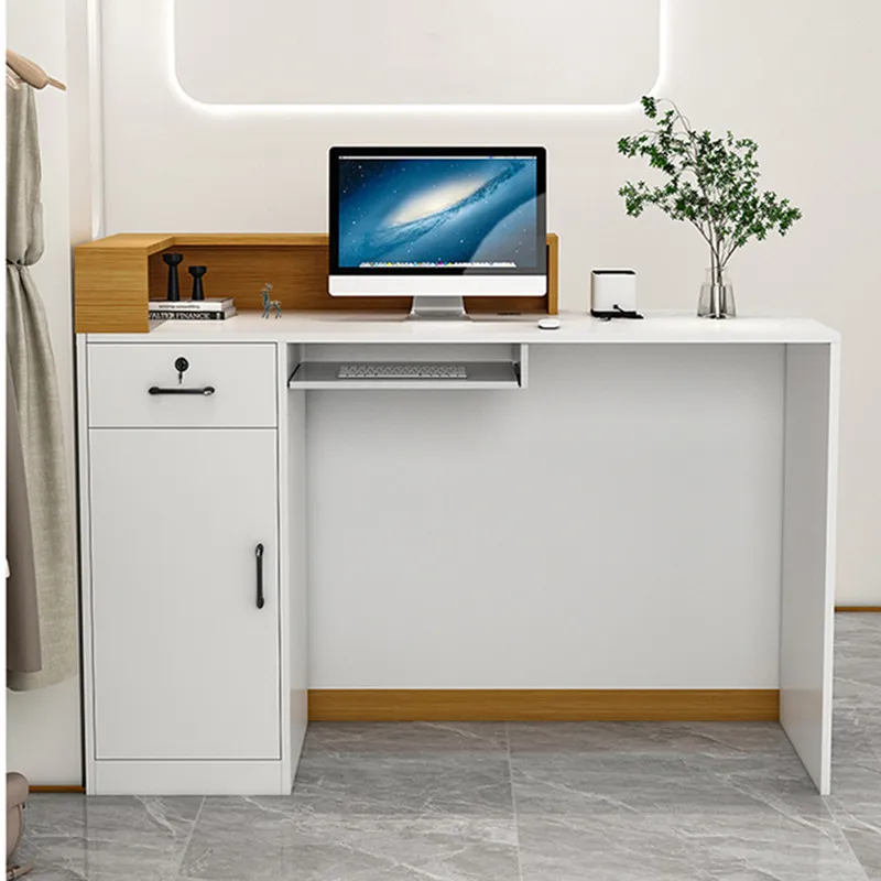 Meja Resepsionis Hotel Kayu Mo - Office Furniture Installation ulasan dan harga