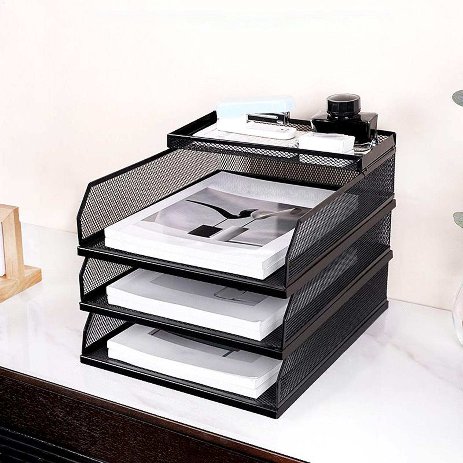 Baki Meja Jaring Logam File Da - Drawer Organizer Tray ulasan dan harga